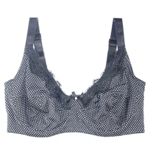 Mierside, 953 P, плюс размер, пуш-ап бюстгальтер, нижнее белье, кружево, в горошек, нижнее белье для женщин, повседневный сексуальный бюстгальтер, 34-46 C/D/DD/DDD/E/F/G