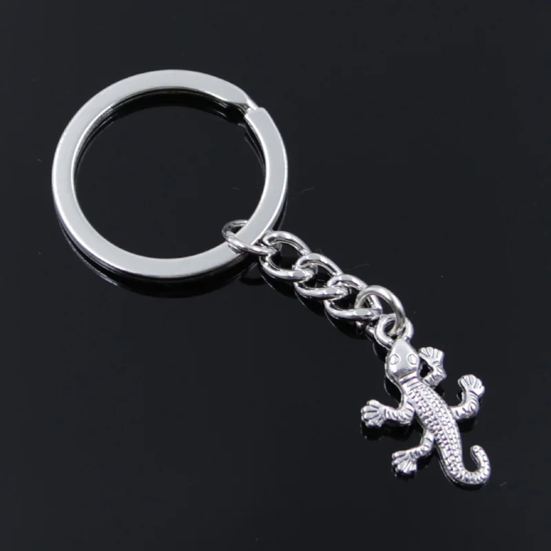 Новая мода мужской 30 мм брелок DIY металлический держатель цепь винтажный Gecko