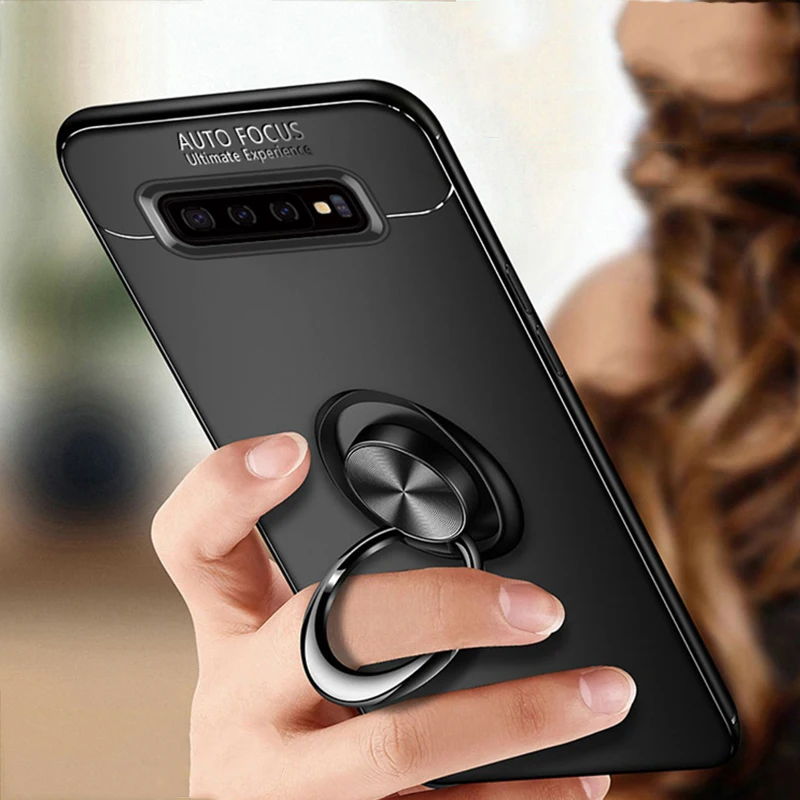 

Bracket 360 Ring Case For Samsung S10 S10e S8 S9 Plus A10 A20 A30 A50 A40 A70 M10 M20 A7 A9 2018 Stand Soft TPU Car Holder Cases