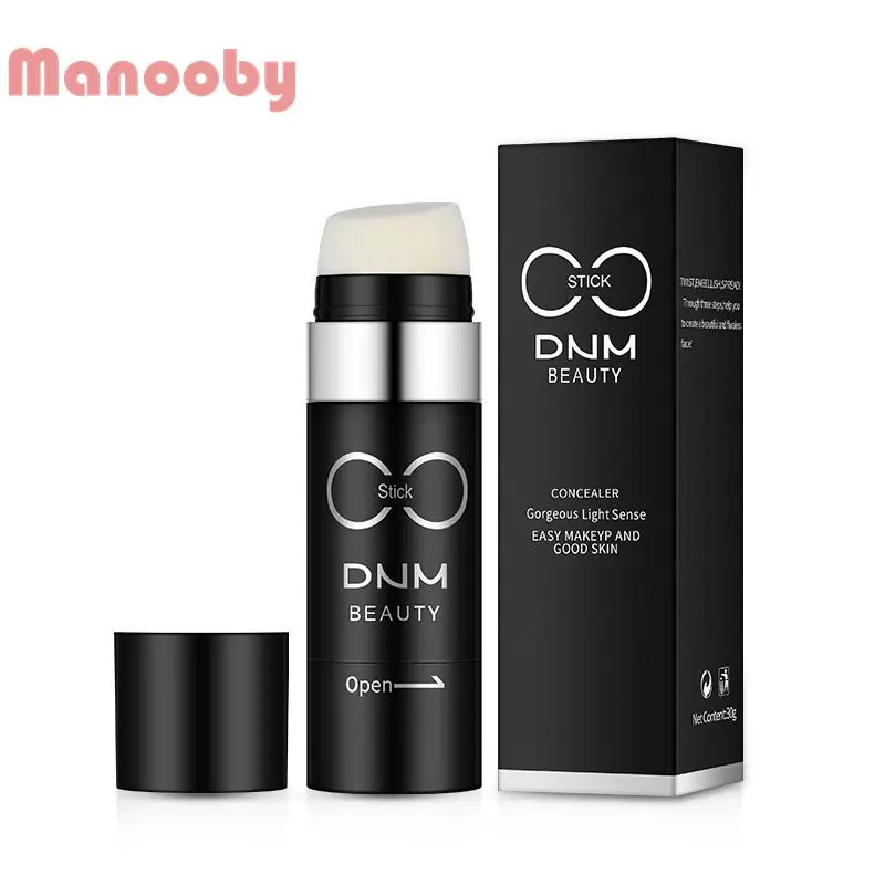 

Manooby Face Natural Air Cushion CC Moisturizing Foundation Makeup Cover Up Waterproof Whitening Concealer Stick Brighten