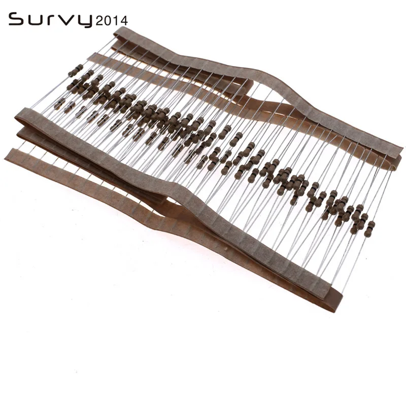 

100PCS (0 Ohm to 10M) 1/4W 0.25W 5% accuracy Carbon film Resistors RoSH R-MF