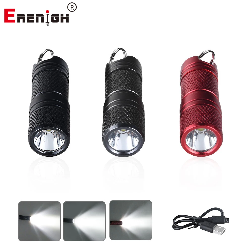 LED Portable Lanterns Mini Rechargeable Flashlight Highly Bright