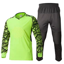 Дышащие быстросохнущие Мужские Тренировка футбола Джерси Вратарские трикотажные изделия Doorkeepers survete мужские футболки для футбола униформа брюки