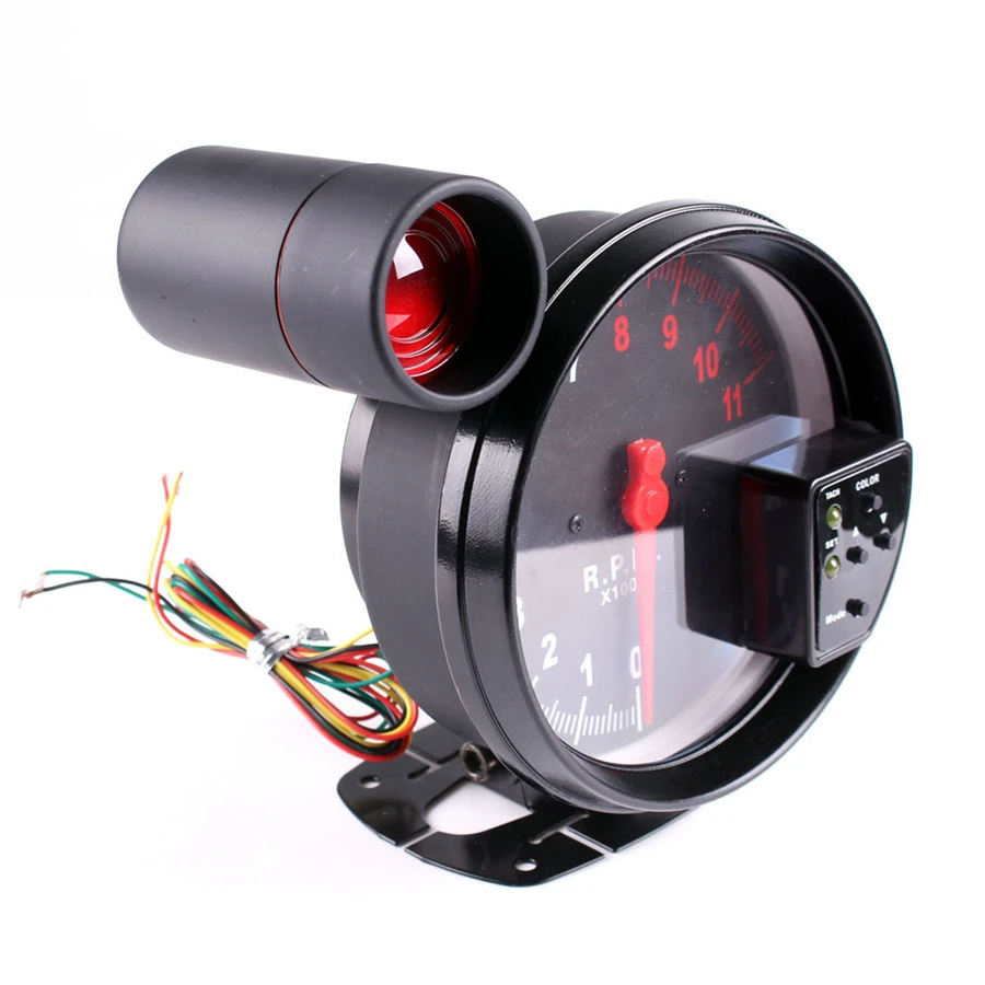 tacômetro calibre 7 cor backlight rpm led