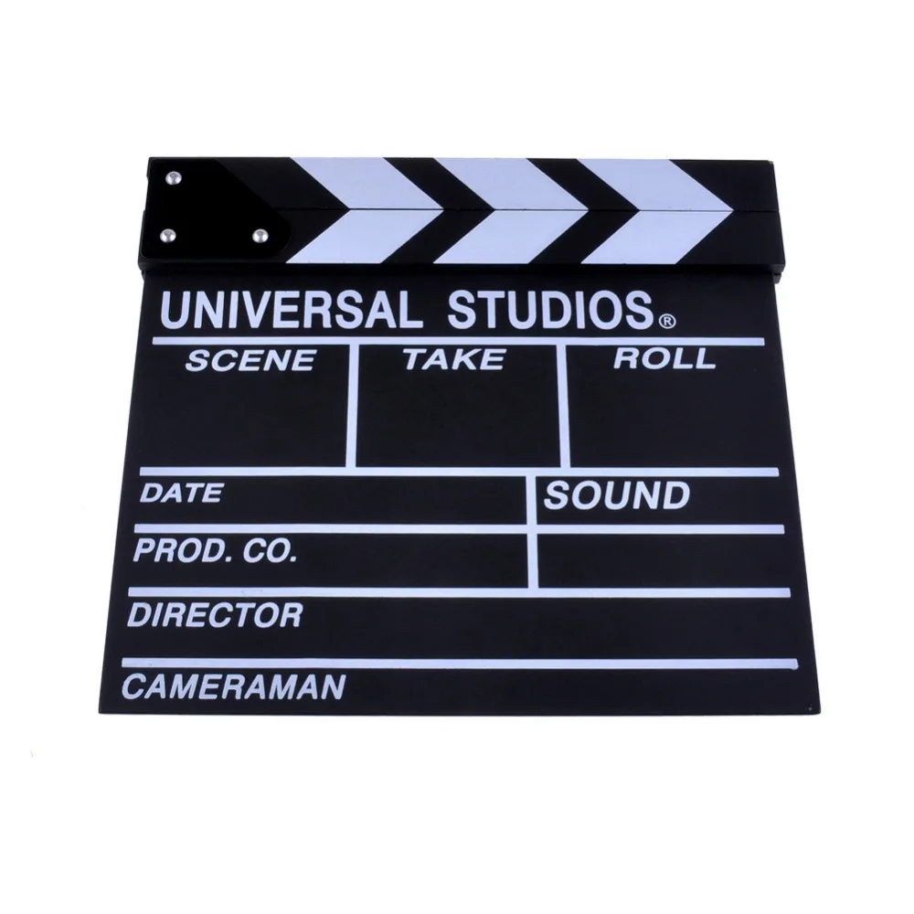 Neewer 12 ''x 11''/30 см x 27 см директор Видео Сцена Clapperboard ТВ кино колотушки доски плёнки Сланец Cut Опора