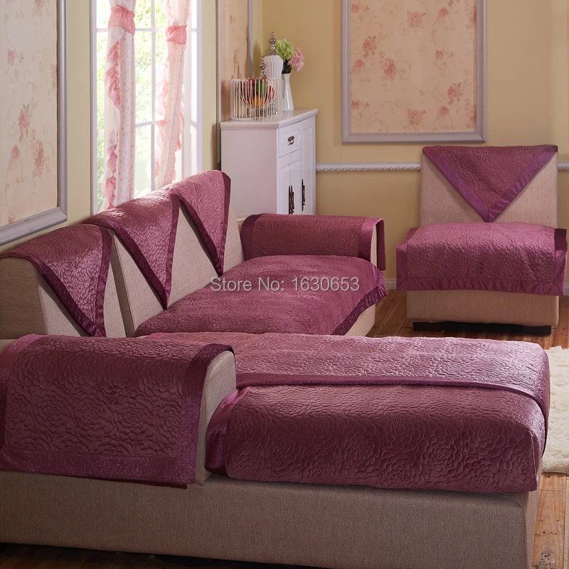 New Pure color slipcover blanket sofa cover set blanket cover for sofa
