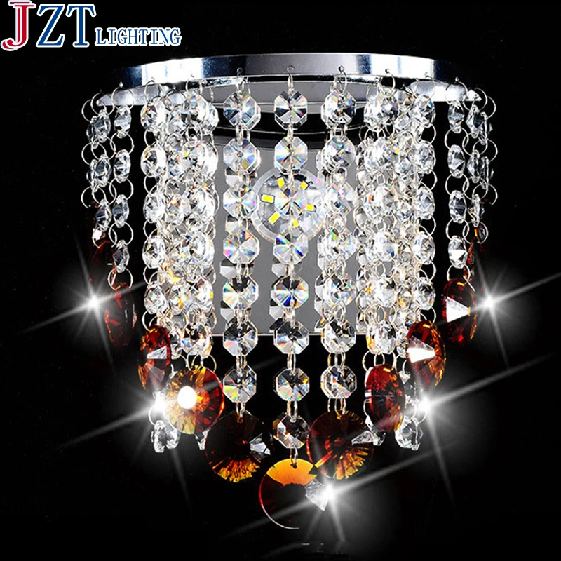 ?M Modern Crystal Wall Lamp ? Sconce Sconce Light Ac90-260v E14 ? D20 D20 * H29cm Home Lighting ...