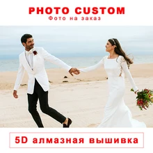 Fezrgea, фото на заказ Алмазная картина вышивка крестиком, 5D DIY частная полная квадратная Алмазная вышивка распродажа свадебный подарок домашний декор