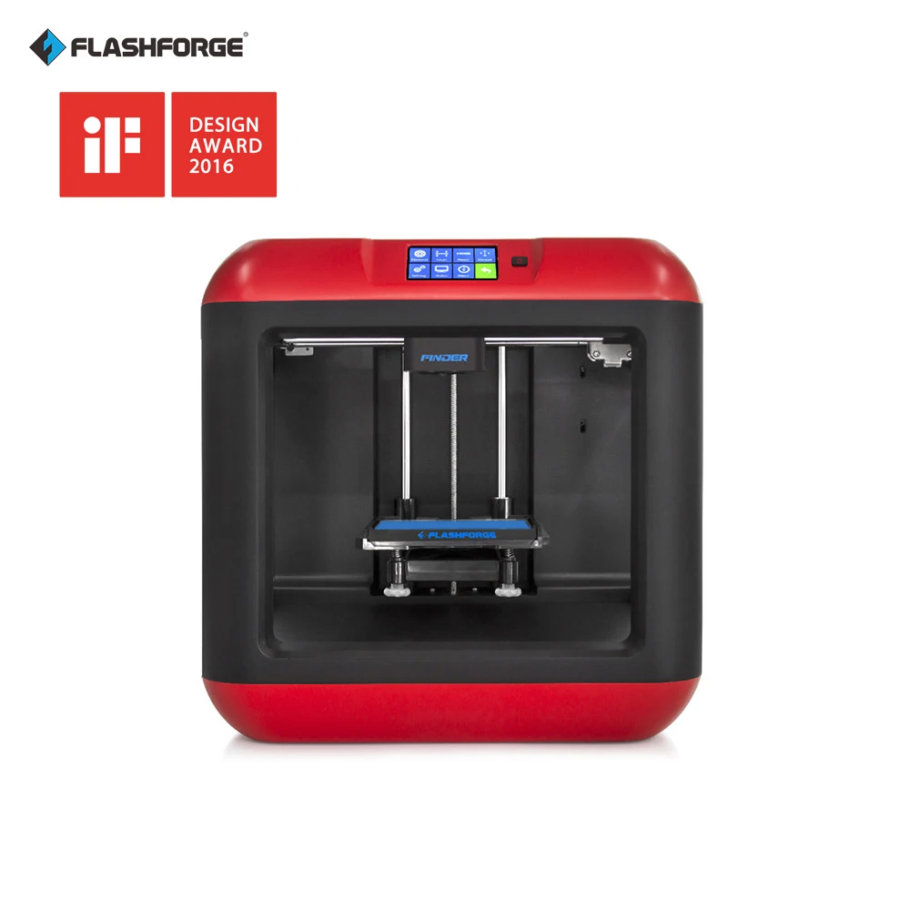 

3D Printer FlashForge Finder Desktop WiFi 3D Printer Auto Leveling Removable platform Single extruder with 0.3kg PLA Filament