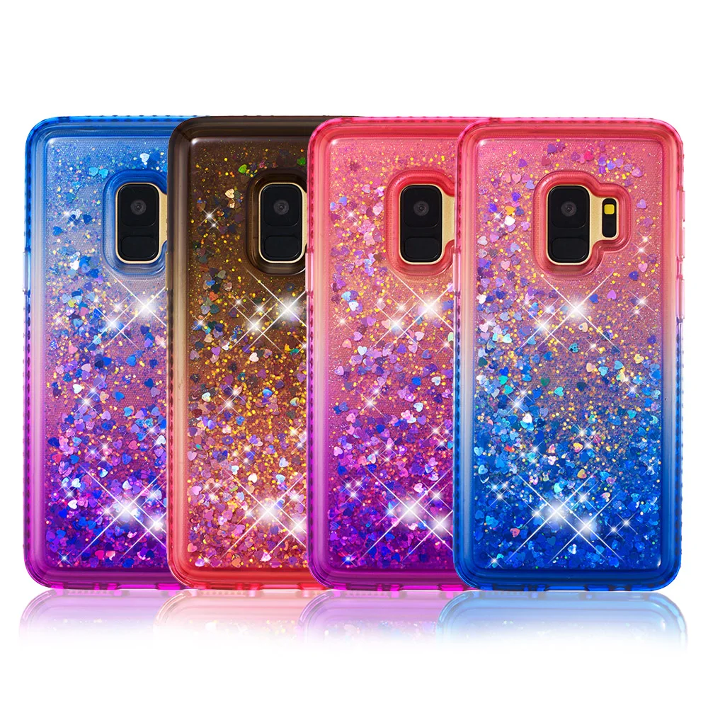 

Case for Samsung S9 Glitter Diamond Gradient Color Paillette Soft TPU Coque Cover for Samsung Galaxy S9 Plus Case Accessories