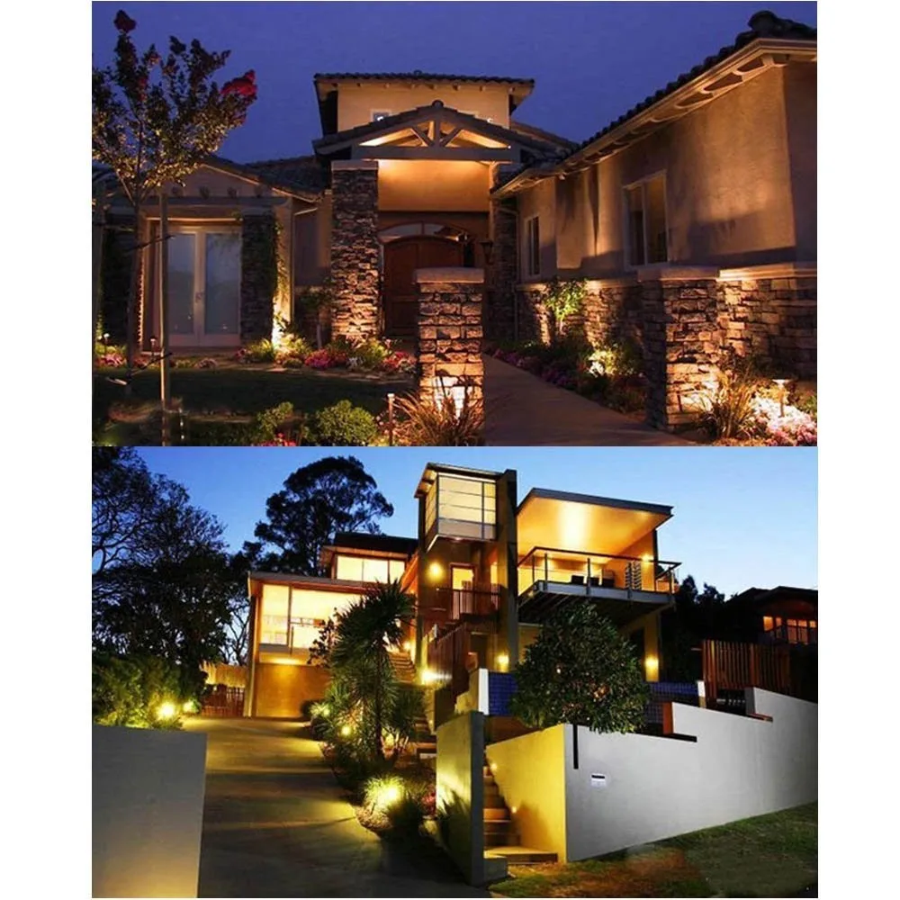 Forma de Jardim Ip67 à Prova v ao ar Novidades Água 1 W-3 w ac 85-265 Livre Primeira Chão Luz Subterrânea Enterrado Lâmpadas Quintal Landscapebulb 2 Pcs d' 7 Luzes e Iluminação
