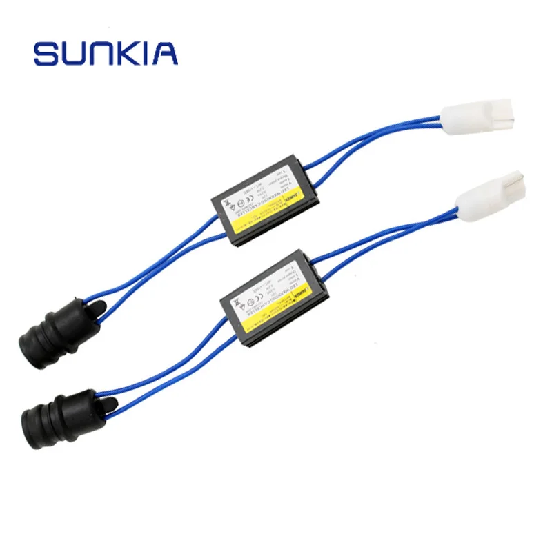 Автомобильные светодиодные противотуманные фары 2 шт./компл. резистор нагрузки T10