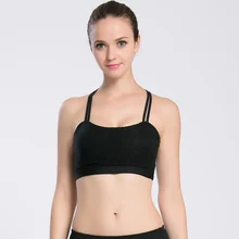 Женский спортивный бюстгальтер для бега в спортзале, Йога, виброустойчивый фитнес, топы, проводное свободное нижнее белье, бесшовный спортивный пуш-ап, топ, жилет, бюстгальтер для сна