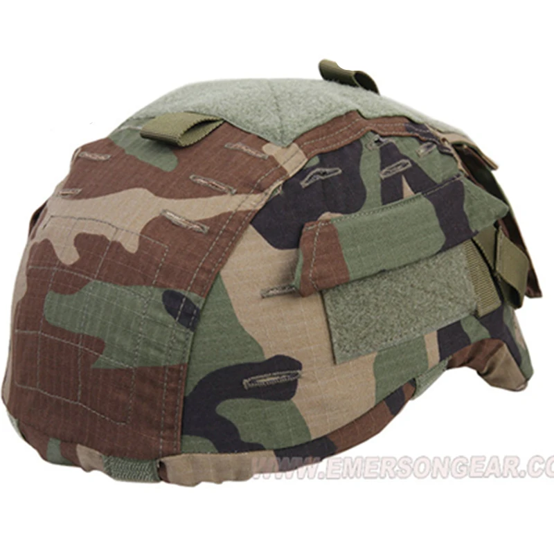 Emersongear, тактический шлем Emerson, покрытие ACH MICH 2001, чехол для шлема, охотничий камуфляж, чехол для шлема, головной убор, серия с застежкой-липучкой