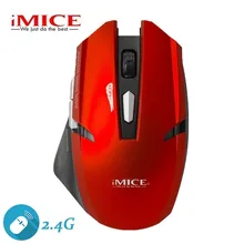 IMice беспроводная мышь 2,4 ГГц портативная 5D оптическая компьютерная игровая мышь 1600 dpi USB эргономичная офисная мышь для геймера ноутбука ПК