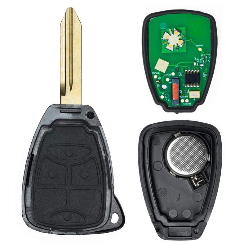 KEYECU-New-Replacement-Remote-Key-Fob-3-1-Button-With-Chip-ID46-for-Chrysler-Aspen-Dodge