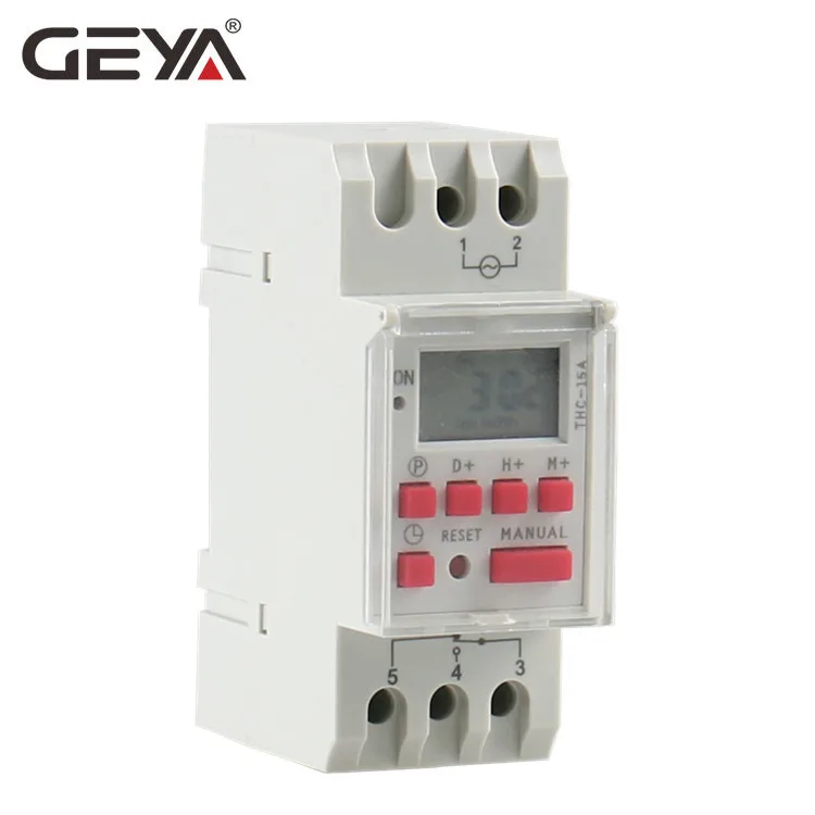 GEYA THC-30A Electric Digital Timer Switch Programmable Din Rail 30A Timer Timer AC DC 12V 24V 110V 220V 240V GEYA THC-30A Electric Digital Timer Switch Programmable Din Rail 30A Timer Timer AC DC 12V 24V 110V 220V 240V