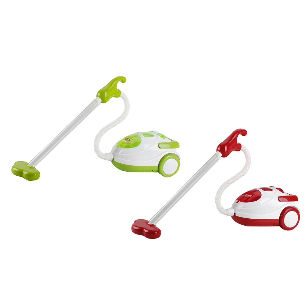 2pcs Kids Preschool Role Play Home Appliance Housekeeping Toy Pretend Play Fun - Electric Vacuum Cleaner