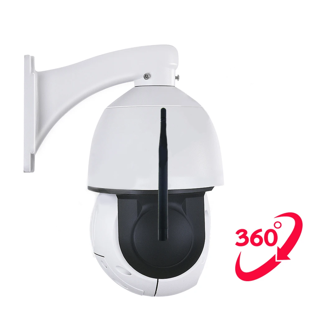 IP Wireless Camera Outdoor Speed Camera Dome Wifi Security CCTV Waterproof Auto Tracking PTZ High Speed Dome IP Camera Audio