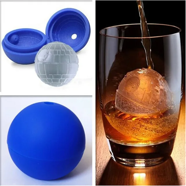 Cool 3d Star Wars Round Silicone Ice Cube Tray Ball Mold Cool 3d Star Wars Round Silicone Ice Cube Tray Ball Mold Large Sphere Molds