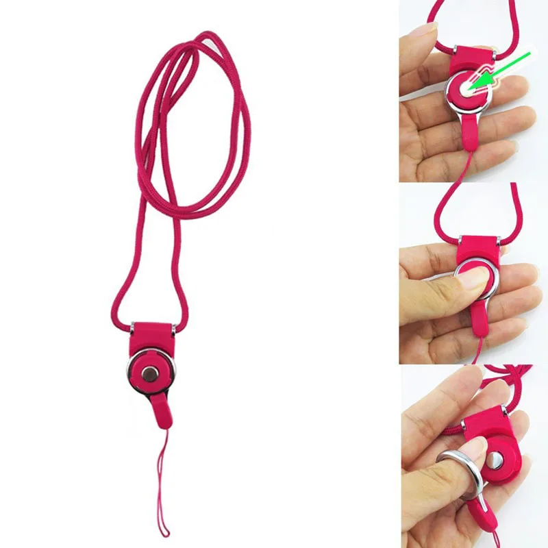 Detachable Long Lanyard Neck Strap, Wrist & Neck Cell phone Straps