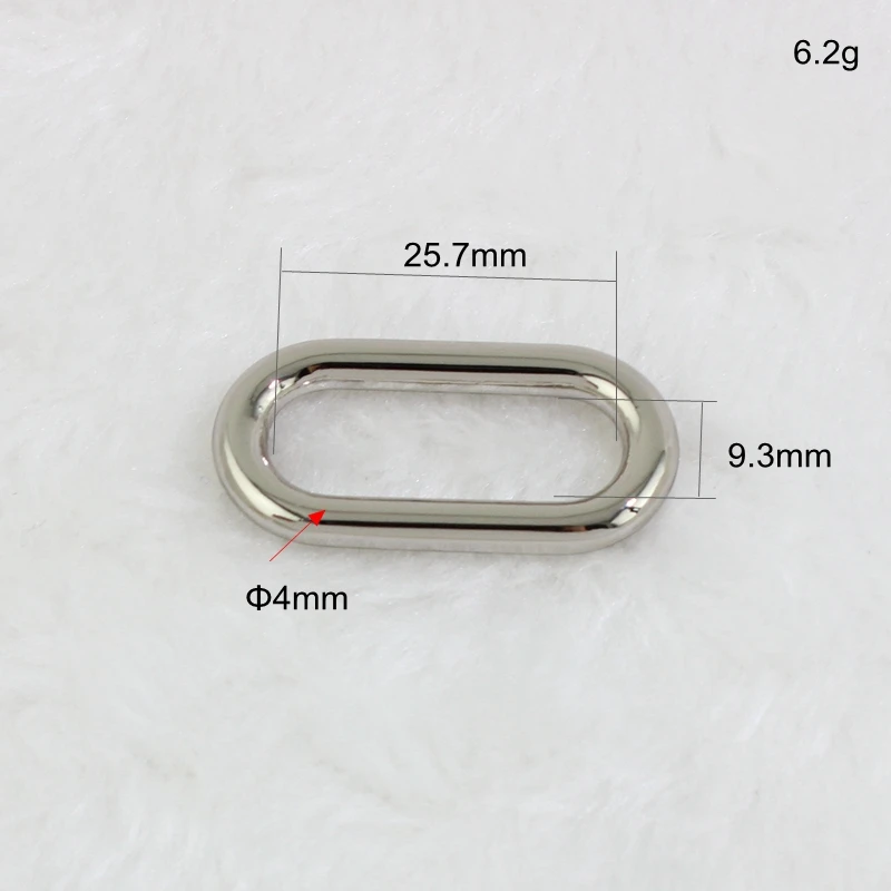 30 шт. 4 цвета 4 мм провод, внутренний 25,7X9,3 мм 1 дюйм, полированный серебряный сварной круглый край кошелек изготовление овального кольца