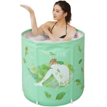 

H 70*70cm inflatable bathtub Bath barrels for Adult bath barrel home folding bath barrel children plastic tub