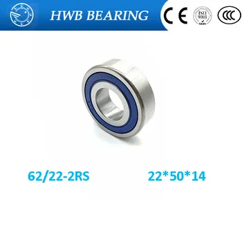 

Free Shipping 22*50*14mm 62/22 2rs ball bearing 62/22-2rs