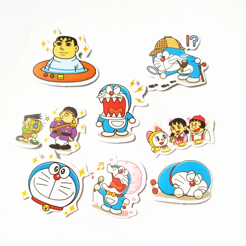10 сумок Doraemon наклейка для багажа Скейтборд телефон ноутбук мото велосипед настенная Гитара DIY Скрапбукинг еасон кошка наклейка s