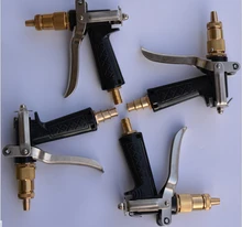 Promoción Ajustable de Alta Presión del Arma de Agua Del Hogar Pistola de Agua de Lavado de Coches de Cabeza de Cobre Pistola