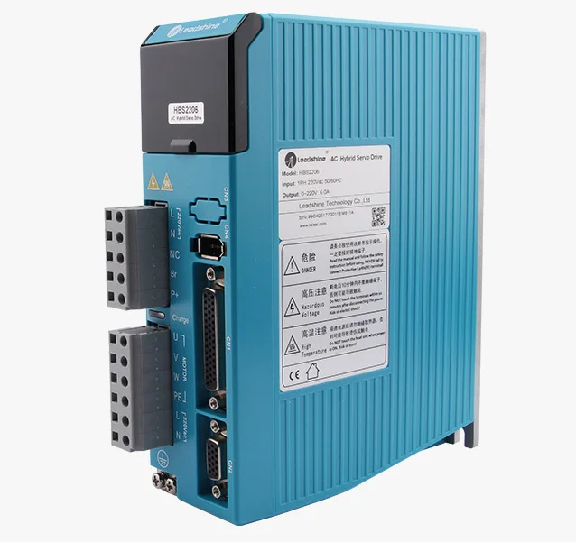 

Leadshine Hybird AC Servo Drive HBS2206+863HBM80H-1000 Closed Loop Stepper Motor CNC Engraver Driver 12N.m