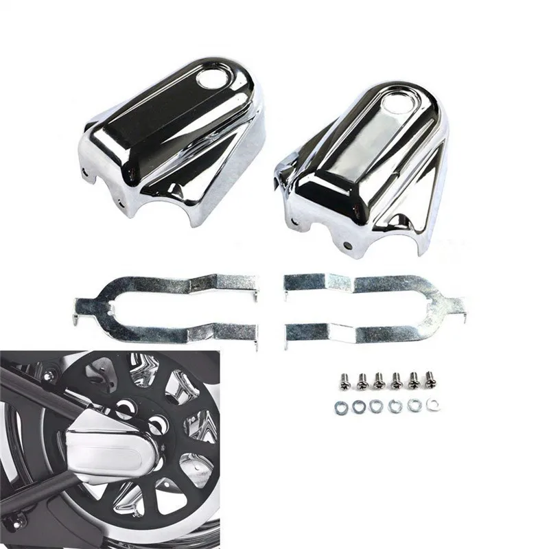 

Rear Swingarm Axle Covers Bar Shield Protector Guard Kit For Harley Softail FXSTSSE3 FXSTB FLSTSB FXSTC FLSTN SFLSS