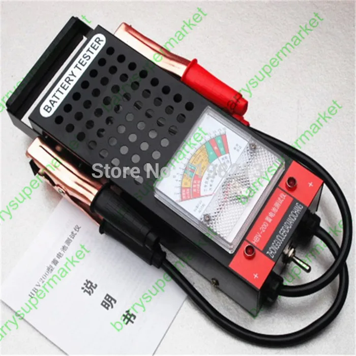 Battery tester Car battery meter Voltage meter Voltmeter 12V Test range 20Ah 200Ahin Battery