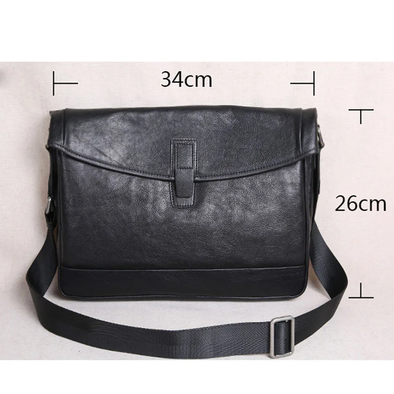 AETOO Shoulder bag men's leather crossbody bag new men's bag head layer leather ultra-thin men's casual small bag