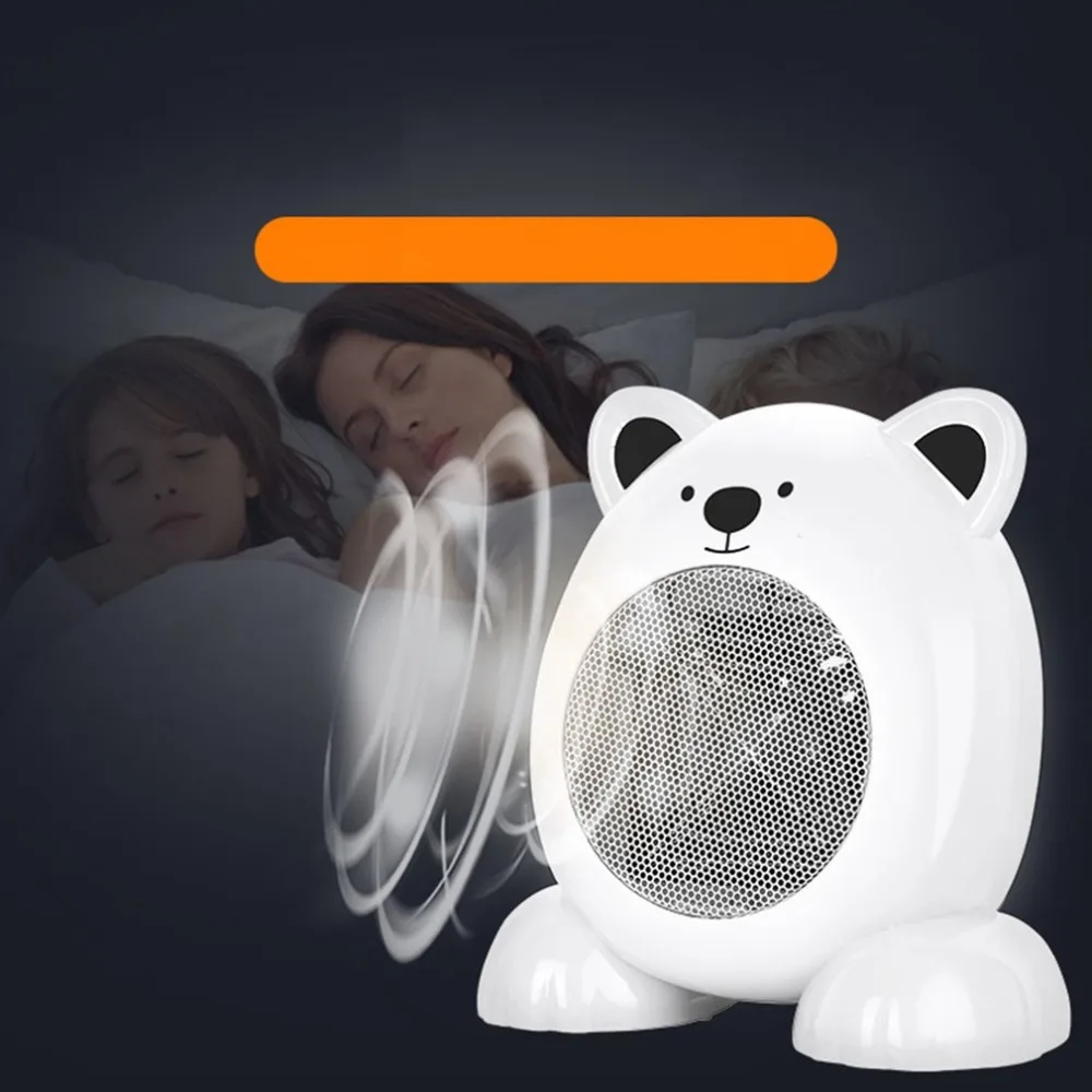 

Mini Electric Table Fan Heater Fast PTC Air Warmer Portable Small ptc Ceramic Fan Heater Electric 220V 360W Warm Air Blower