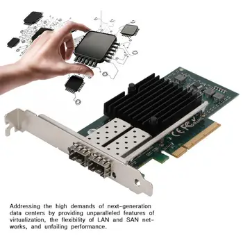 

PCI-E X8 10 Gigabit Dual-port 10G Ethernet Fiber Server Adapter Card (Model: SE-LGI599A-2FB)