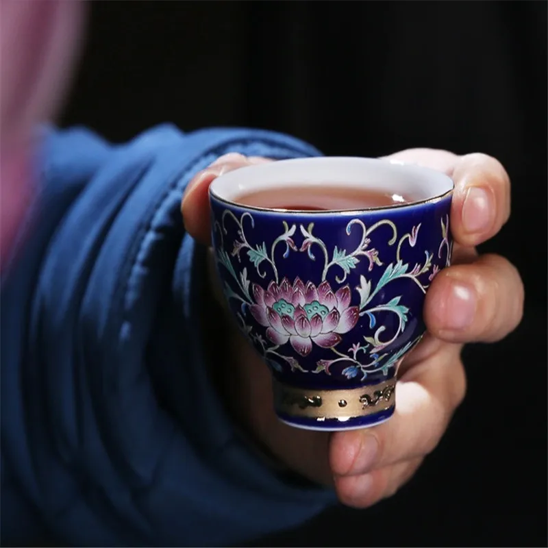 1 X Jingdezhen 75 мл керамическая чашка маленькая 4,8 см x 6,2 см кунг-фу чай кофейные чашки чаша