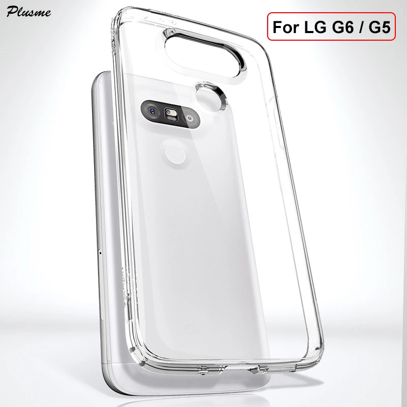 

Plusme For LG G6 G5 Case 2017 New Soft TPU Silicone Ultra Thin Clear Case For LG G6 G5 Protective Back Cover Case Capa Bag Coque
