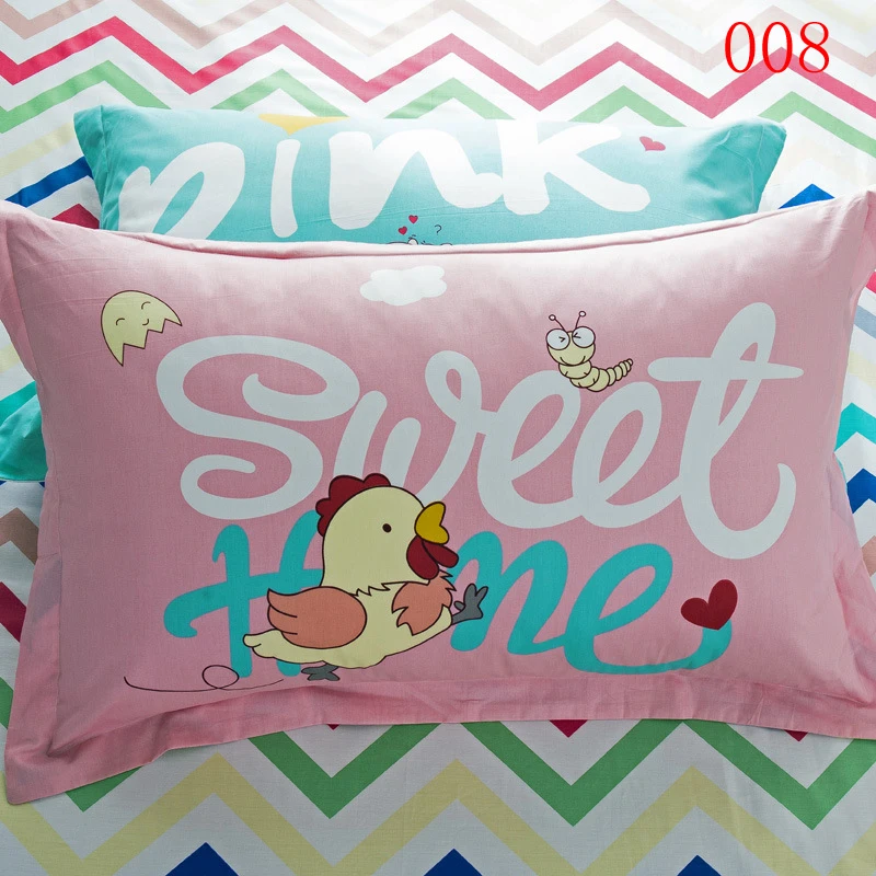 Chicken 100 Cotton Single Pillowcases 48x74cm Pillow Case Bed Pillow