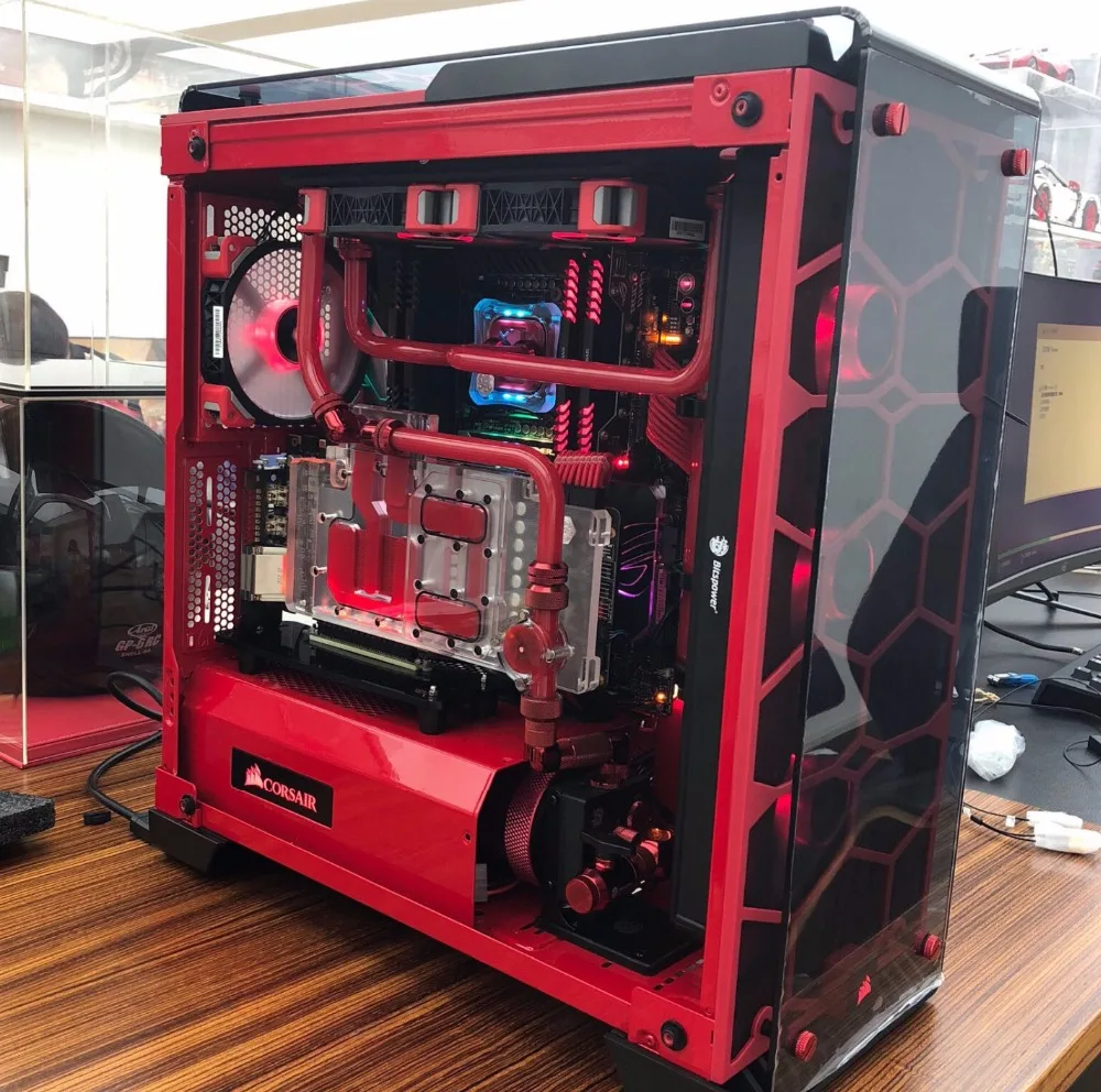 Вертикальная подставка для видеокарты PCIe стойка с кронштейном и удлинительным