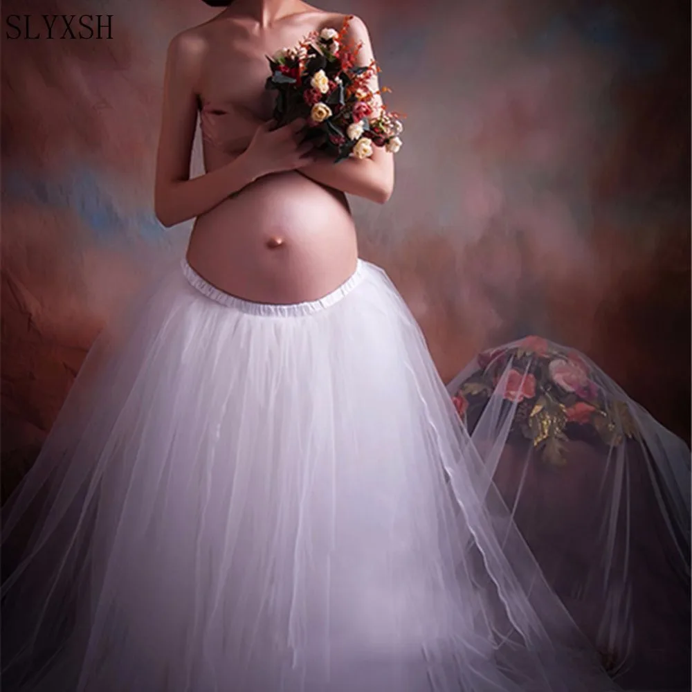 

SLYXSH 2018 new Desses Maternity Photography Props Lace Dress Pregnant Photography Props Fancy Pregnancy Photo Shoot