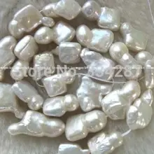 Очаровательная 1" белый Reborn Кеши жемчужное