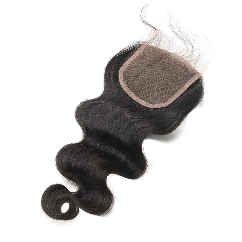 4x4 Body Wave Lace Closure Brazilian Hair With Baby Hair Bleached Knots Free Part Remy Honey Queen Hair Products body-wave : image 4x4 Body Wave Lace Closure Brazilian Hair With Baby Hair Bleached Knots Free Part Remy Honey Queen Hair Products body-wave