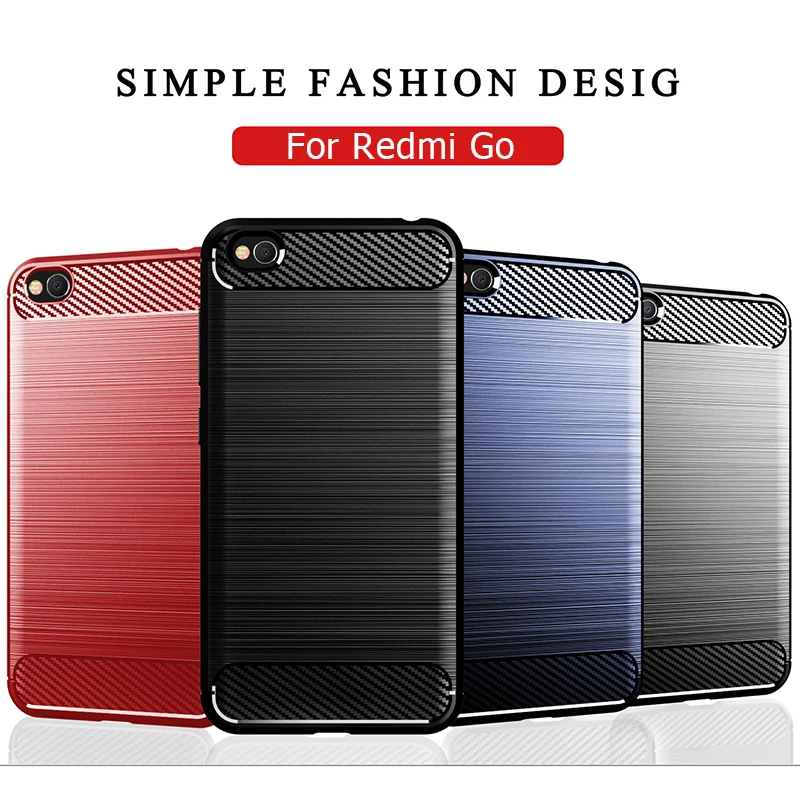 Чехол для Xiaomi Redmi Go Силиконовый прочный армированный мягкий чехол Xiomi чехлы