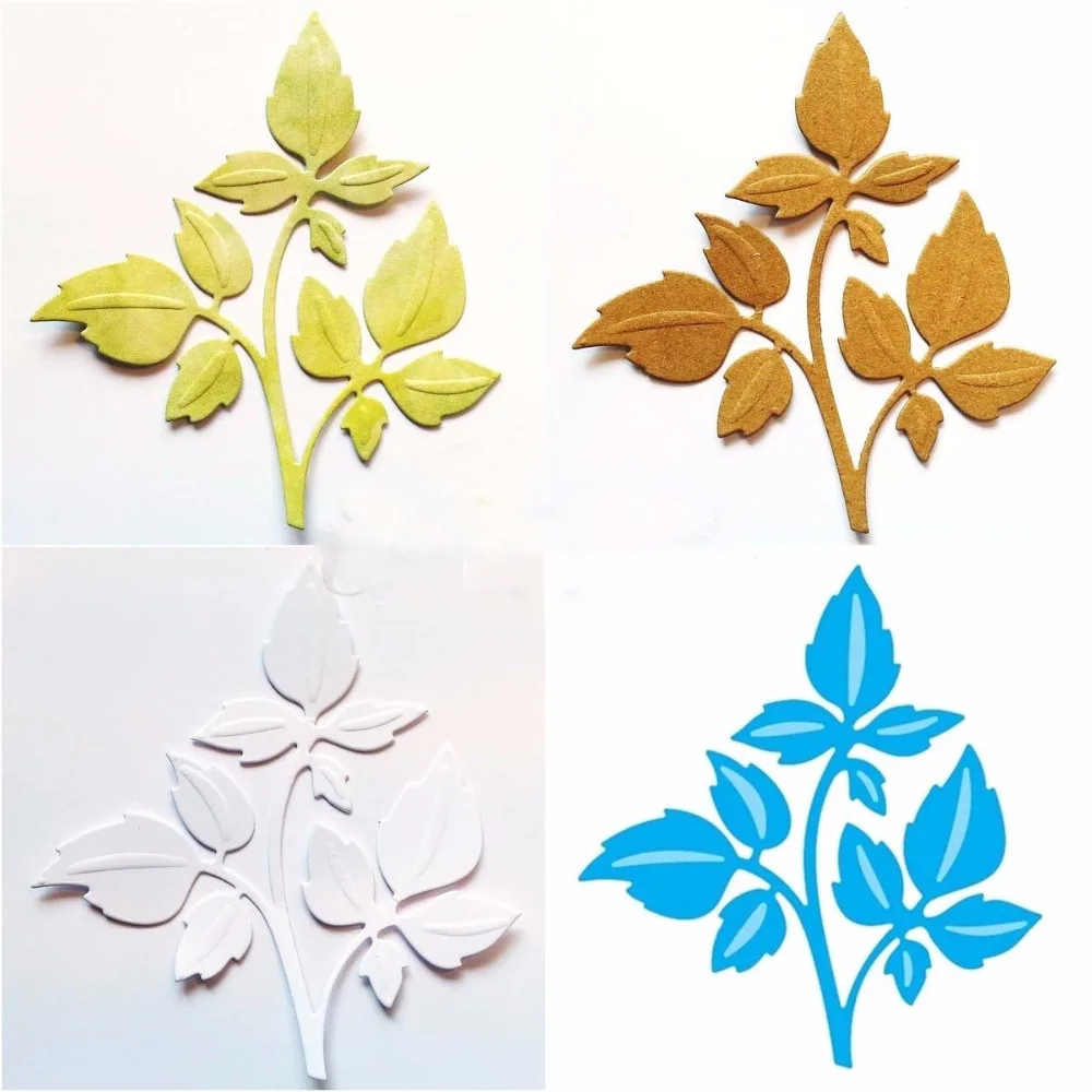 

Metal Cutting Dies cut die mold Leaves NO 2 Scrapbook paper craft knife mould blade punch stencils dies