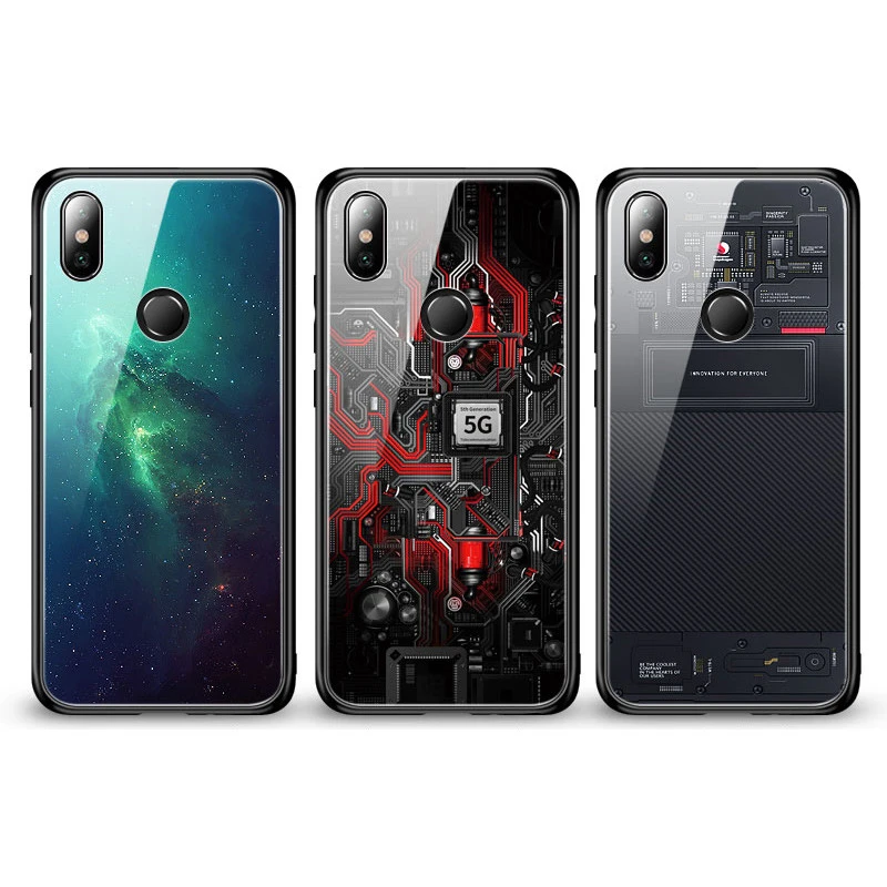 Aixuan Glass Case For Huawei Honor 10 Cover Painted Tempered Silicon Protective full V10 Cases Phone Shell | Мобильные телефоны и