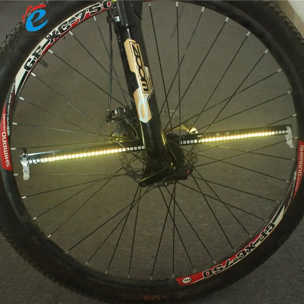 Flash Deal 64/128 LED Cycling Spoke Wheel Bicycle Light YQ8003 Waterproof Anti-shock 128 RGB Changing Bike Wheel Light Bicycle Accessories 6