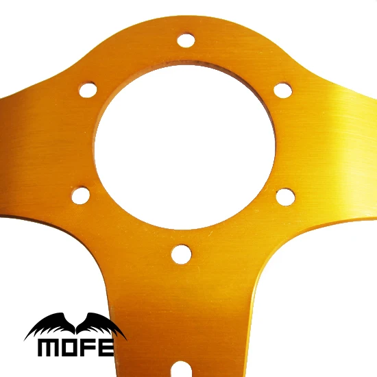 MOFE Racing Специальное предложение логотип 350 мм кожа глубокая Кукуруза Блюдо Авто дрифтующий руль
