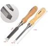 RDEER 12 Uds juego de tallado de madera herramientas de trabajo de madera Kit de cincel cuchillo para grabado en caja cincel ferramentas marcenaria ► Foto 2/5