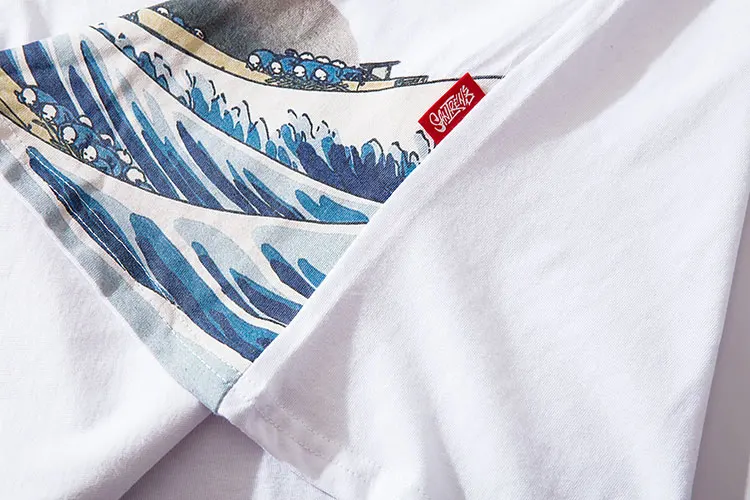 Japanese Ukiyo-E Mount Fuji Wave Print Tshirts 5